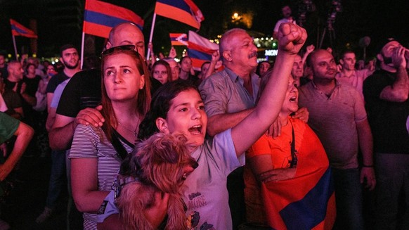 Demo Yerevan Eriwan Jerewan Armenien Armenia
