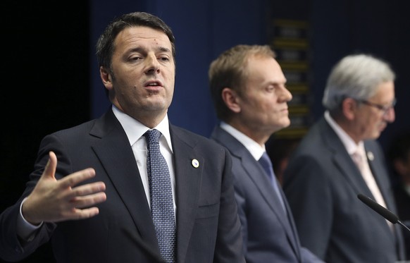 Italiens Premier Matteo Reno boxte das Gesetz durch.&nbsp;