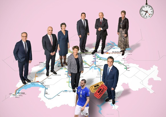 Bundesratsfoto 2022 Collage