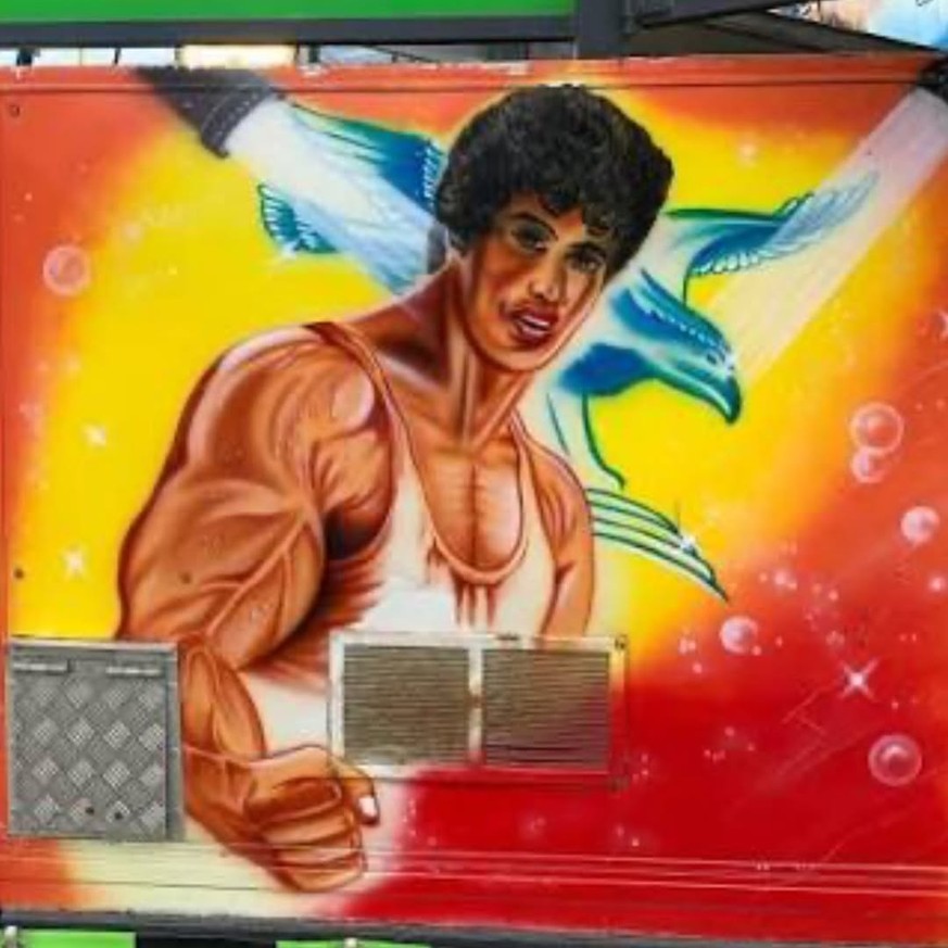Lustige Airbrush Promis