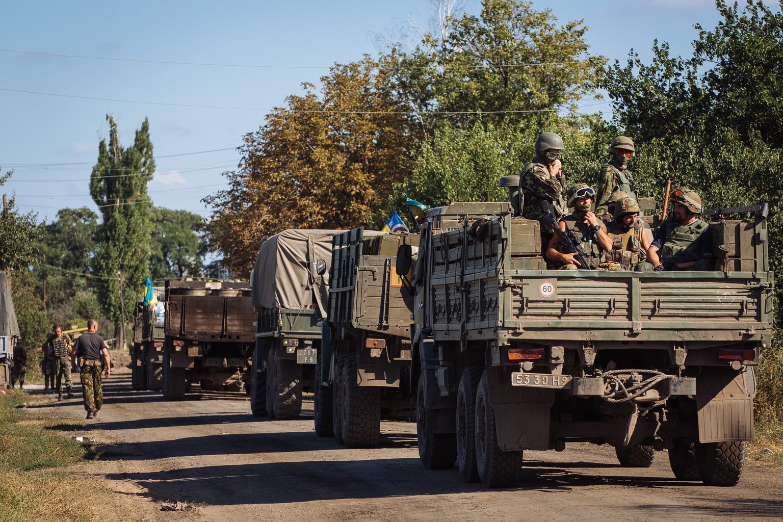 Ukrainische Truppen auf dem Rückzug: «Militärisch ist der Konflikt für Kiew bereits verloren», konstatierte ein ranghoher Nato-General.