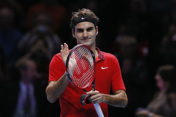 Der Jubel war auch schon überschwänglicher: Zu klar dominierte Roger Federer seinen Gegner, um sich ausgelassen zu freuen.