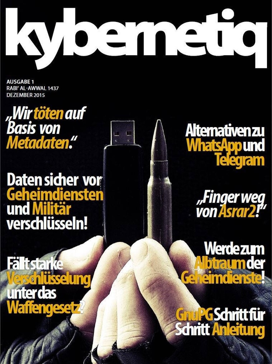 So präsentiert sich die Magazin-Front der ersten Ausgabe von «Kybernetiq».