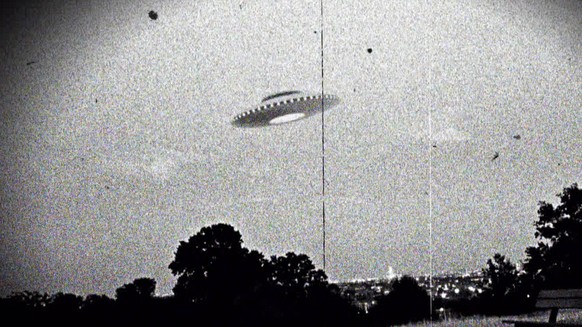 Photograph of the supposed Westall UFO encounter where more than 200 students and teachers at two Victorian state schools allegedly witnessed an unexplained flying object which descended into a nearby ...