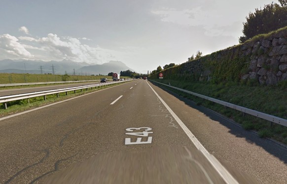Die A13 bei Montlingen.