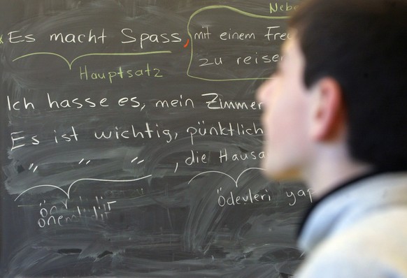 Schüler in der&nbsp;Dreirosen-Schule in Basel.
