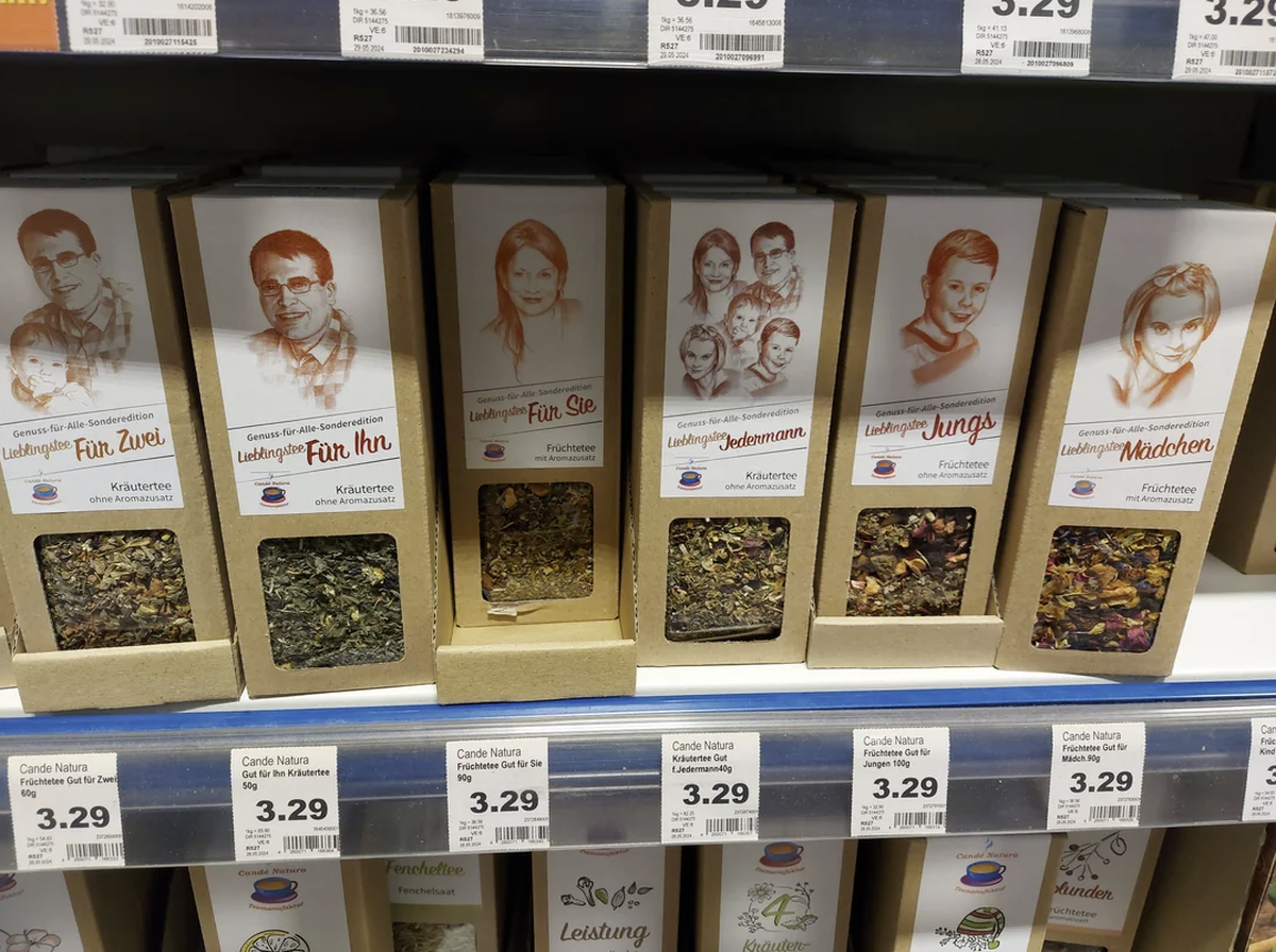 Doofe gegenderte Produkte