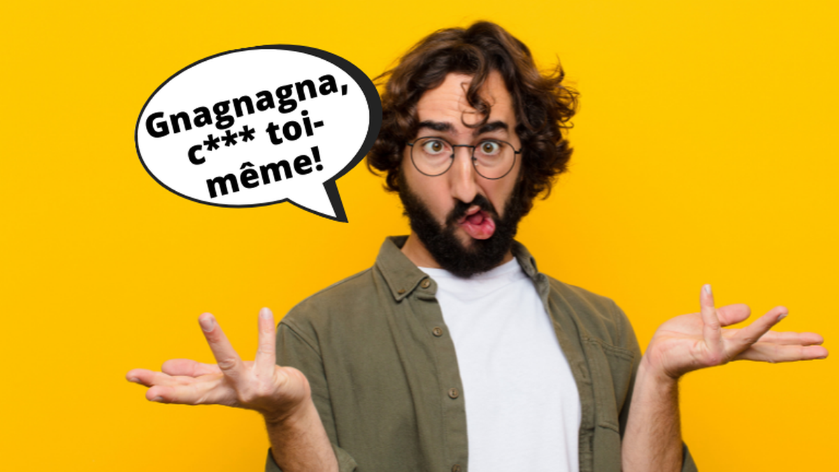 Ce monsieur n'est pas content des réponses qu'il a obtenues.