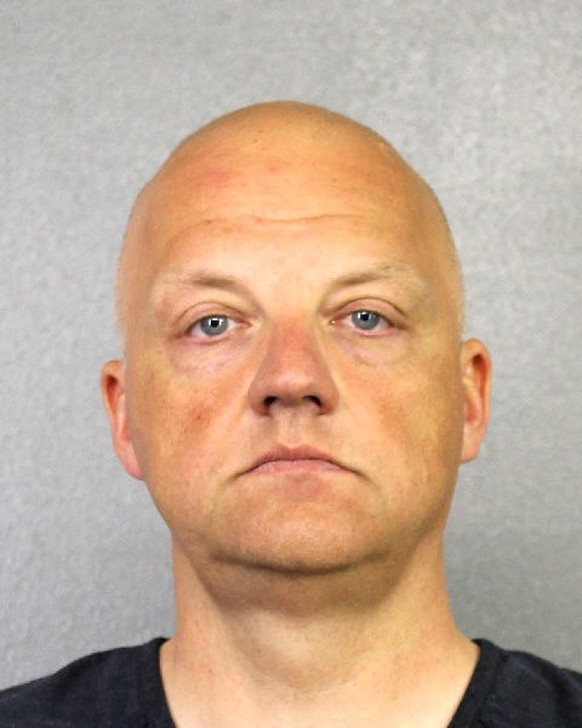 epa06124577 A handout photo made available by Broward County Sheriff&#039;s Office on 04 August 2017 shows a booking photo of Volkswagen (VW) exeucive Oliver Schmidt in Fort Lauderdale, Florida, USA,  ...