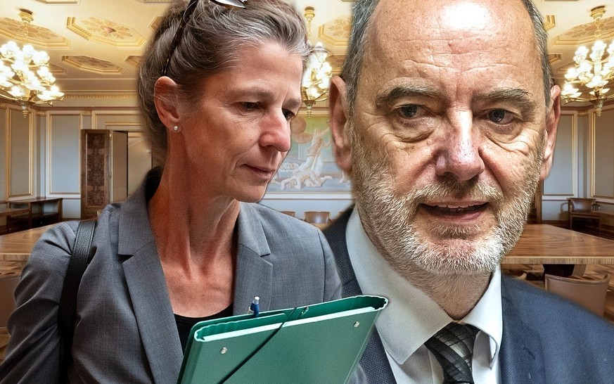 Les juges fédéraux Yves Donzallaz et Beatrice van de Graaf, dont l’ancienne relation est au cœur de l’affaire.