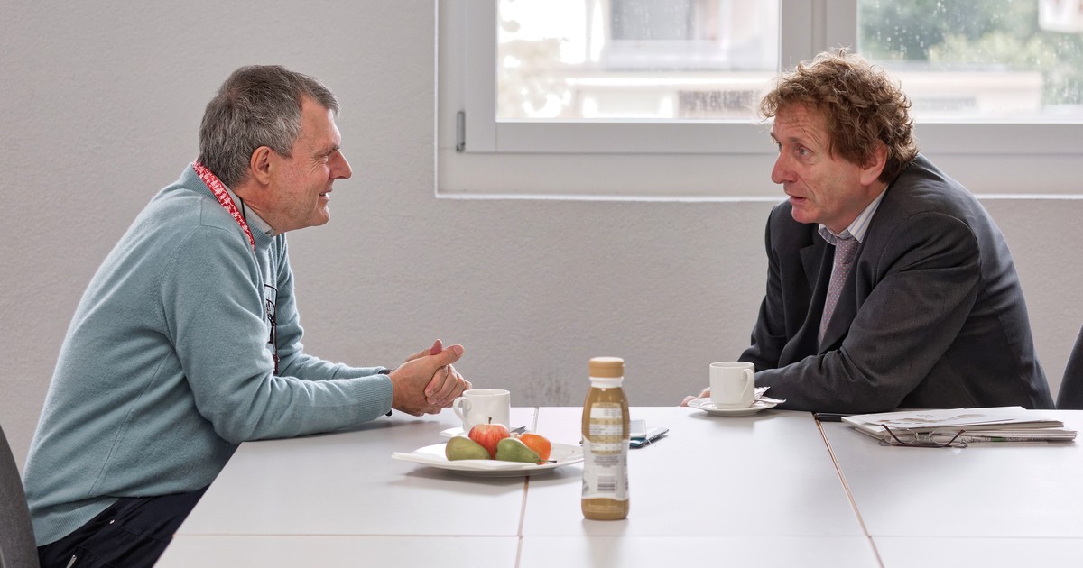ENGELBERG/OW, 14. OKTOBER 2016 - 15. ACADEMIA ENGELBERG: Interview Phlipp Loepfe mit Michael Braungart, EPEA Internationale Umweltforschung GmbH Hamburg: 'Ueber die Grenzen hinaus - von der Wiege ...
