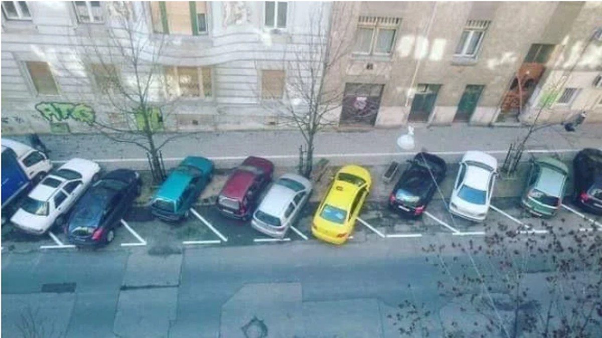 Fail: Alle parkieren falsch