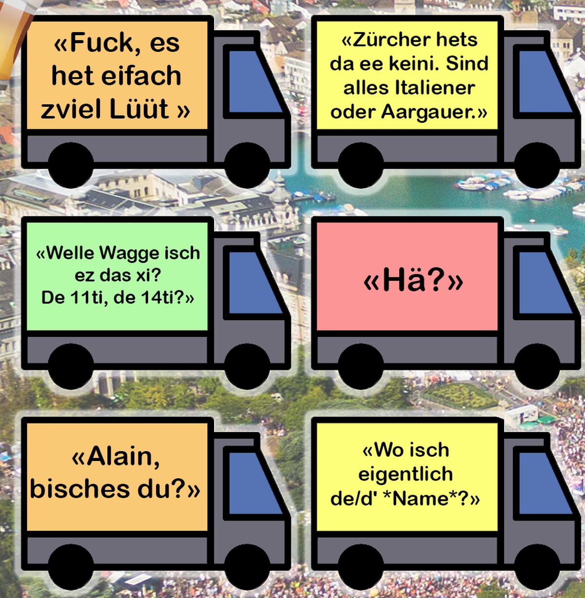 Street Parade Bullshitbingo