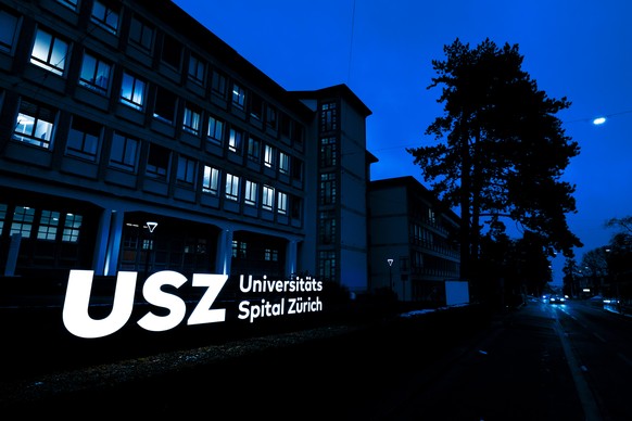 epa12633265 A view shows the University Hospital Zurich (USZ), in Zurich Switzerland, 07 January 2026. Several patients injured in the fire at the 'Le Constellation' bar and lounge in Crans- ...