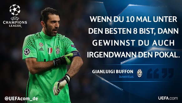 Buffon glaubt weiter an einen Sieg in der Champions League.