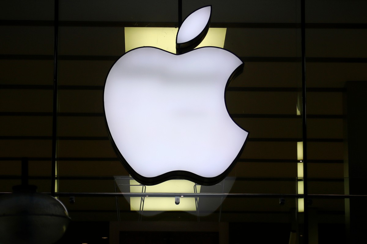 FILE - The logo of Apple is illuminated at a store in the city center in Munich, Germany, on Dec. 16, 2020. (AP Photo/Matthias Schrader, File)
Apple March Products