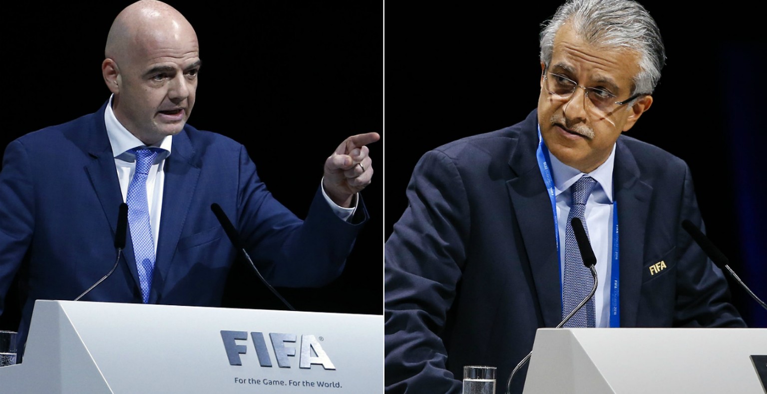 Das Duell unmittelbar vor der FIFA-Präsidentschaftswahl ging klar an Infantino.