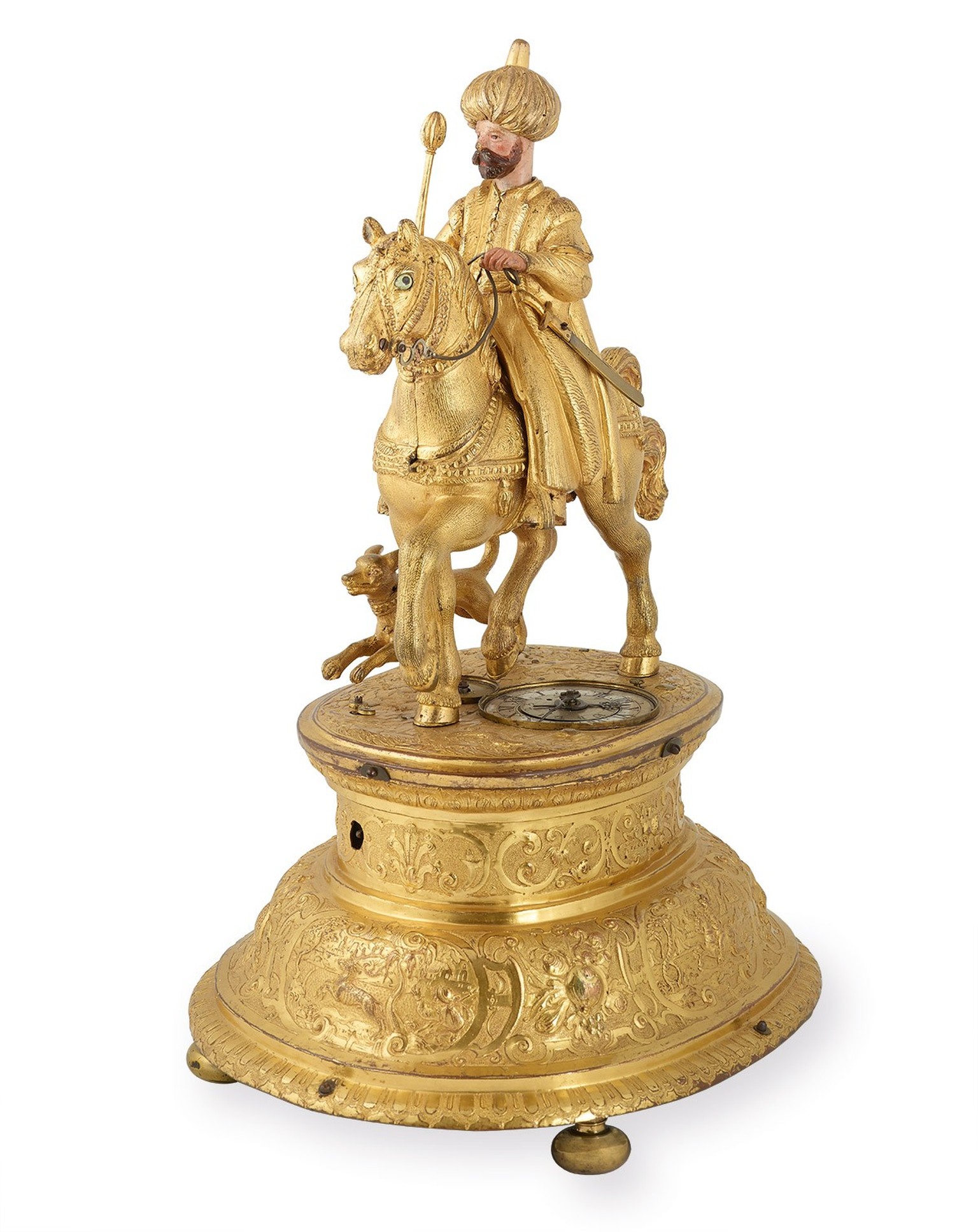 Clocks built by Johann Rudolf Stadler have not been preserved.  The automaton clock with Ottoman rider in the Basel Historical Museum, made around 1580 in Augsburg, gives a good impression of the...
