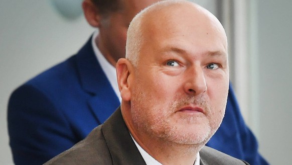 GER Sachsen Dresden Saechsischer Landtag - Mitglieder der einzelnen Fraktionen MdL - 1. konstituierende Sitzung - AfD - hier Joerg Dornau 01.10.19 011019 GER Sachsen Dresden Saxony State Parliament Me ...