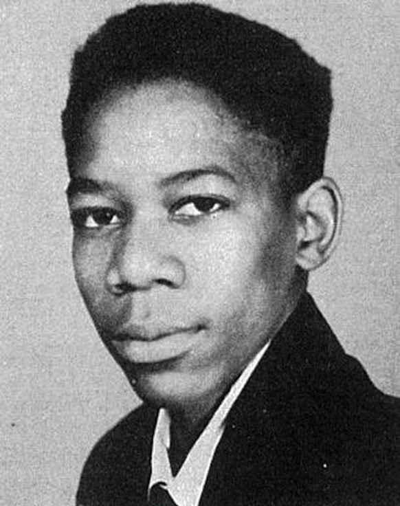 Morgan Freeman&#039;s high school year book photo from 1954, age 17. Morgan Freeman originally worked in commercials, doing TV ads for mouthwash and Polaroid cameras before enlisting in the Air Force. ...