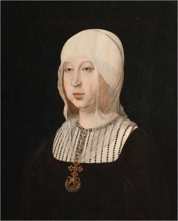 Die Mutter Johannas, Isabella die Katholische, mit der sie sich bei ihrem Besuch in Spanien heftig gestritten hatte.