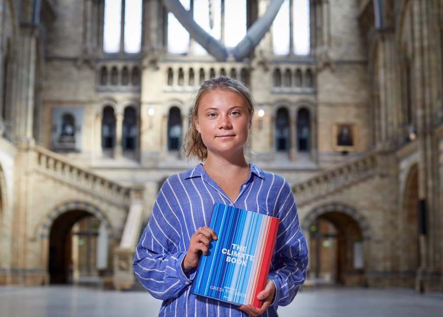Greta Thunberg mit ihrem Buch (Oktober 2022).