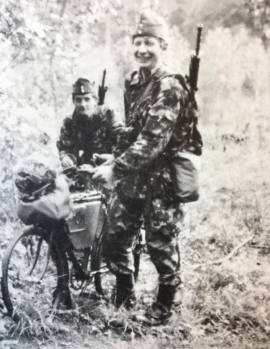 Rudolf Flükiger im Militärdienst.