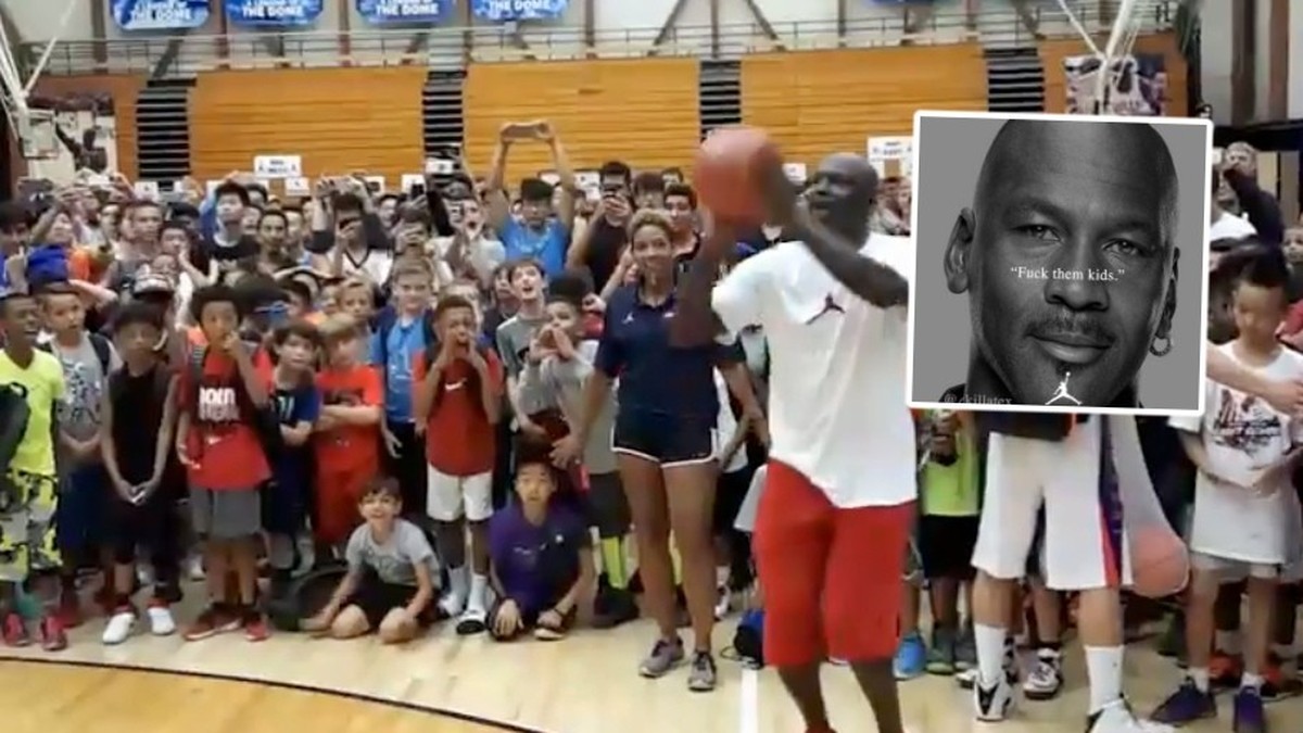 Michael Jordan versenkt eiskalt jeden Ball – ein Meme wird geboren