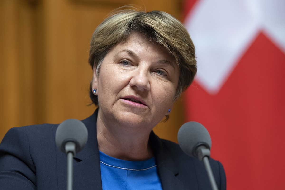 Bundesraetin Viola Amherd spricht im Nationalrat an der Herbstsession der Eidgenoessischen Raete, am Donnerstag, 19. September 2019, in Bern. (KEYSTONE/Peter Schneider)