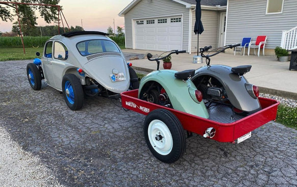 volkspod brent walter walter werks VW beetle scooter vespa minibike hotrod retro design https://www.instagram.com/walter_werks/?hl=en