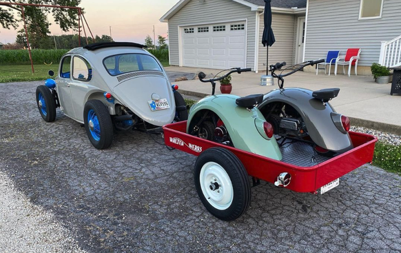 volkspod brent walter walter werks VW käfer scooter vespa minibike hotrod retro design https://www.instagram.com/walter_werks/?hl=en