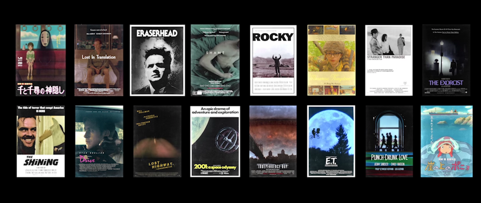 Filmposter von diversen Klassikern.