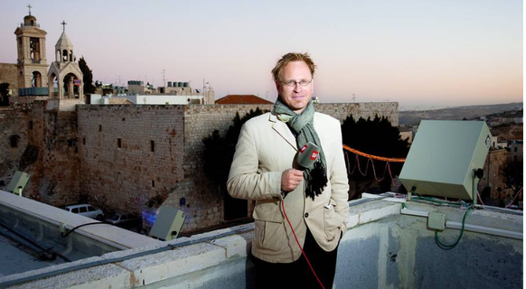 Vor zehn Jahren war er noch beim Schweizer Fernsehen, jetzt gilt er als Schatten des Bundesanwalts Informationschef André Marty (hier auf einem Foto von 2009 in Bethlehem).