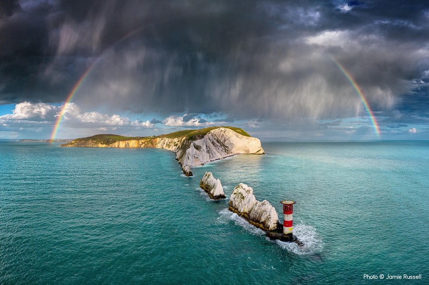 Evening Shower Over the Needles by Jamie Russell
Third Place, Standard Chartered Weather Photographer of the Year 2024, and Second Place, Public Vote