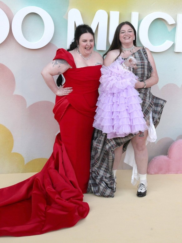 Too Much Special Screening London, UK. Lena Dunham and Megan Stalter at Too Much TV show UK Special Screening at The Barbican on June 23, 2025 in London, UK. LMK11-J11142-240625 Steve Bealing /Landmar ...