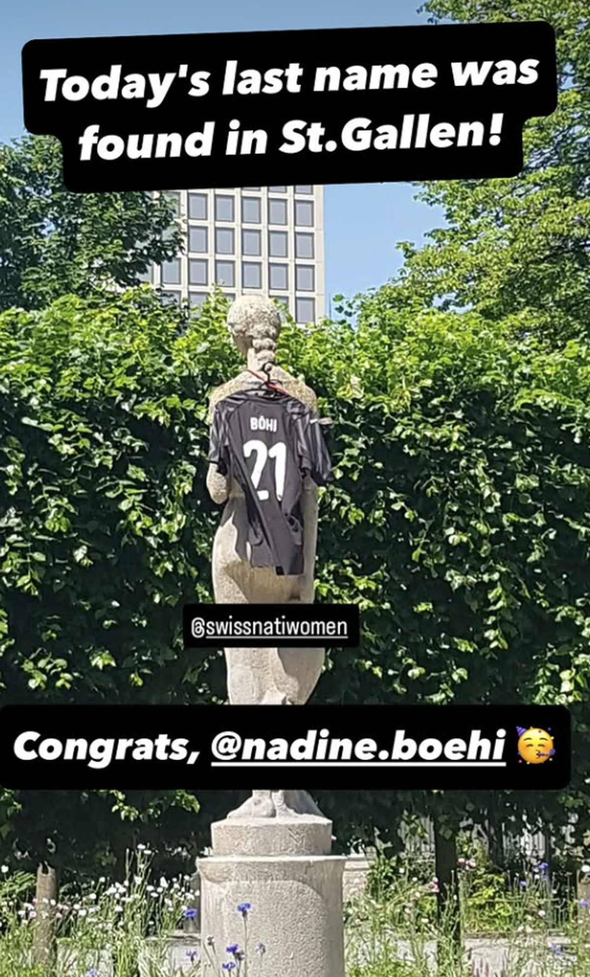 Frauen-EM 2025: Nomination Nadine Böhi.