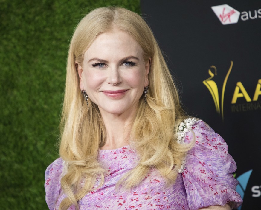 FILE - In this Jan. 5, 2018 file photo, Nicole Kidman appears at the 7th annual AACTA International Awards in Los Angeles. Amazon Studios says it’s signed a deal with Kidman and her production company ...