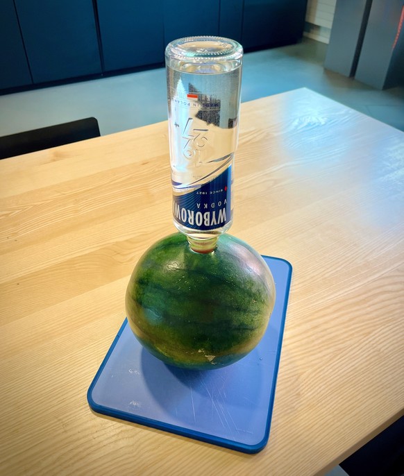 Ta-daaa: Die watson-Wodka-Wassermelone