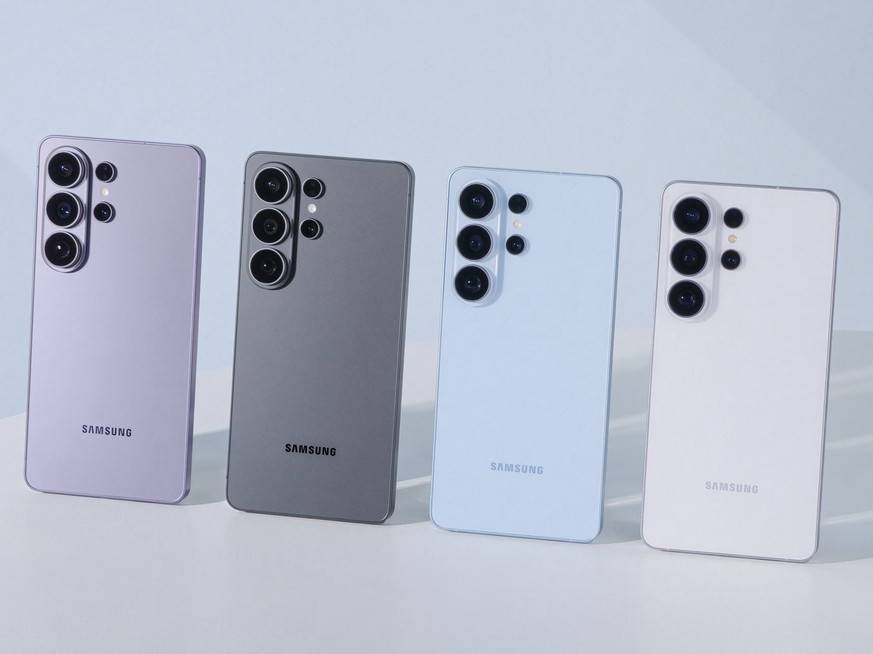 Galaxy S26 Ultra, S26 Plus und S26 kommen in den gleichen Farben.