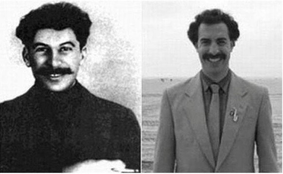 Es ist (soviel man weiss) nicht der links. Das ist Stalin. Oder doch Borat?