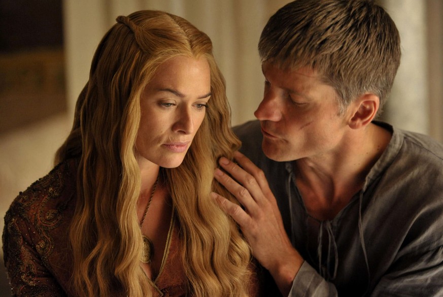 HBO GAME OF THRONES - - SEASON 4 Nikolaj Coster-Waldau as Jaime Lannister and Lena Headey as Cersei Lannister - Photo by Neil Davidson/HBO