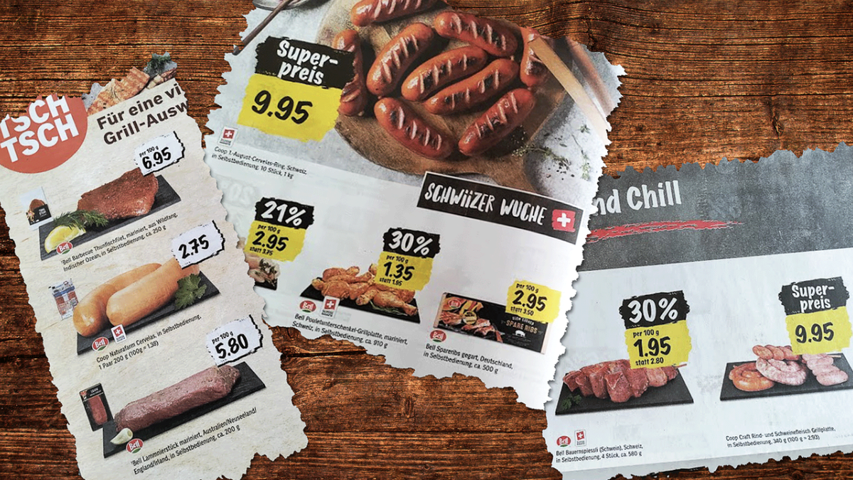 Les promotions à la Coop.