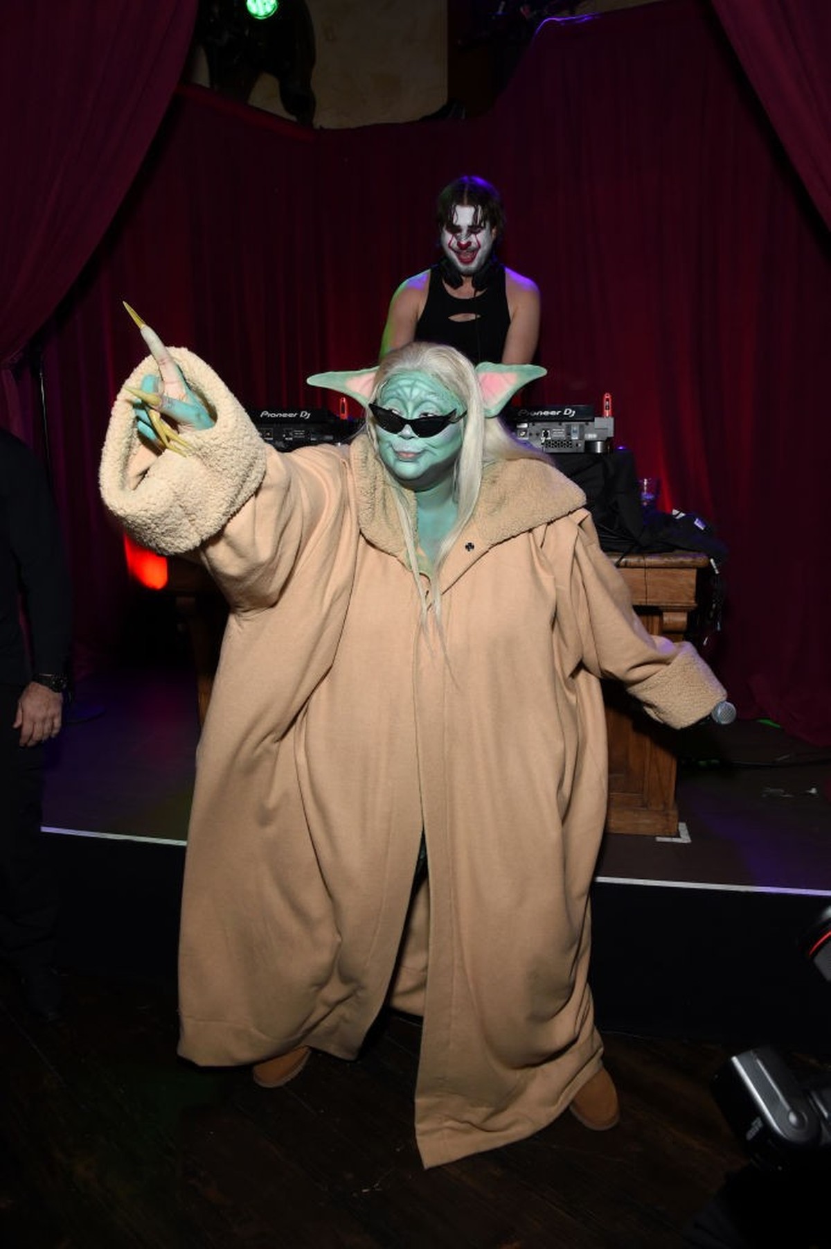 WEST HOLLYWOOD, CALIFORNIA - OCTOBER 29: Lizzo performs onstage during the Ghost Town Halloween Party with Parcast's "Obsessed" hosts Benito Skinner and Mary Beth Barone, prestented by  ...