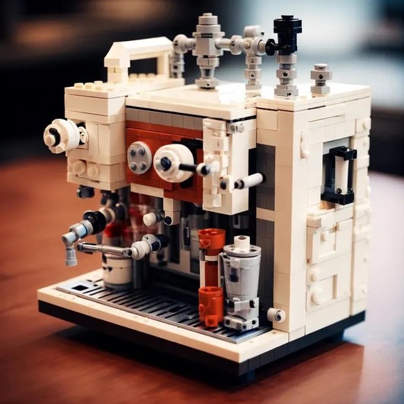 KI-Lego-Set Kaffemaschine