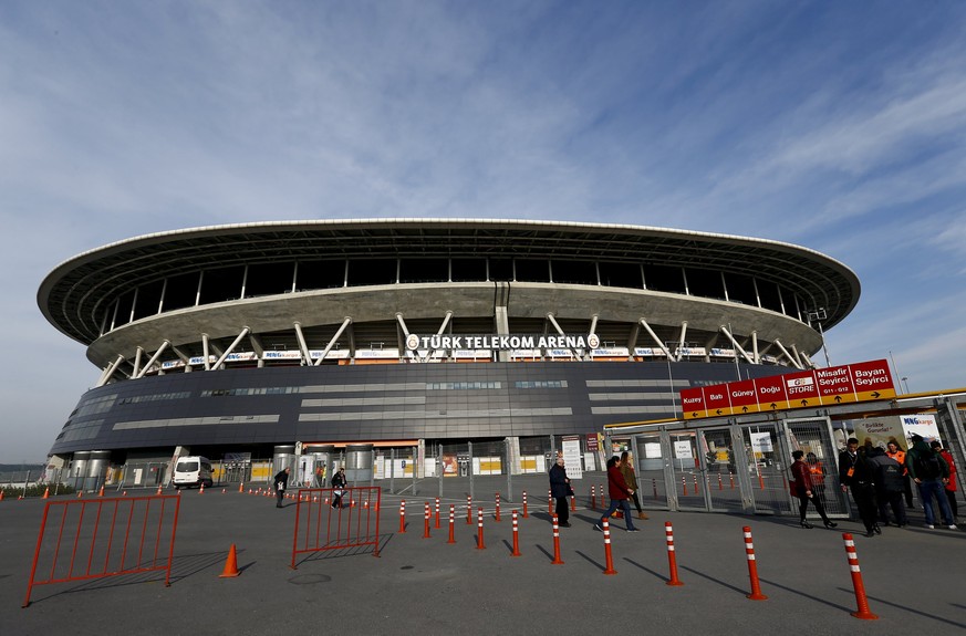 Das Stadion in Istanbul.