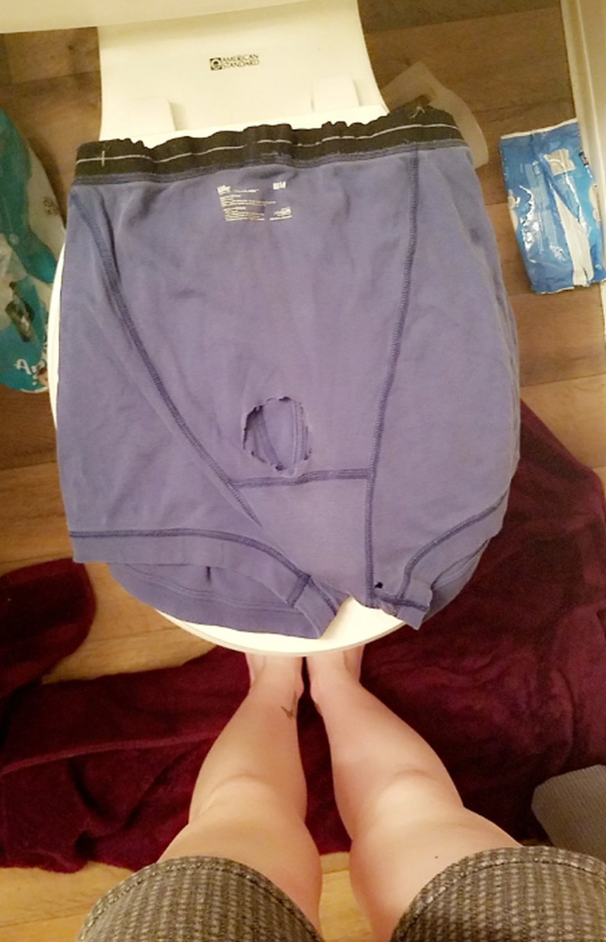 Männer Unterhosen mit Loch