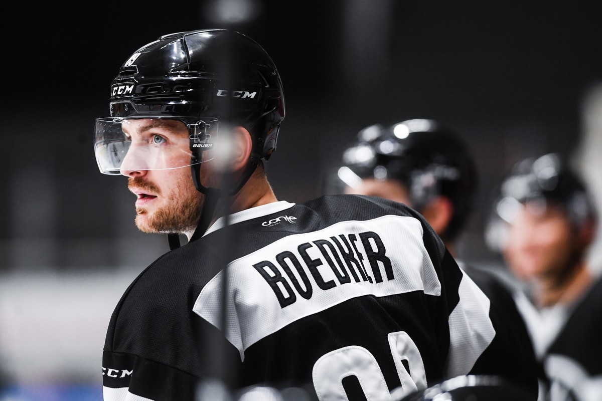 Lugano's player Mikkel Boedker during the friendly match of National League (NL) Swiss Championship 2020/21 between HC Lugano and HC Fribourg-Gotteron at the ice stadium Corner Arena in Lugano, o ...