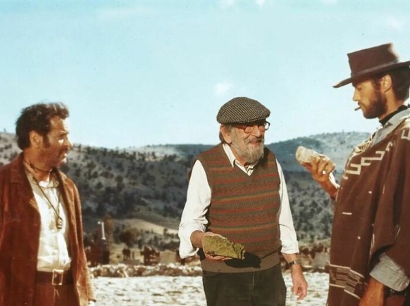 Son makes father appear in well-known films.  At least in theory.