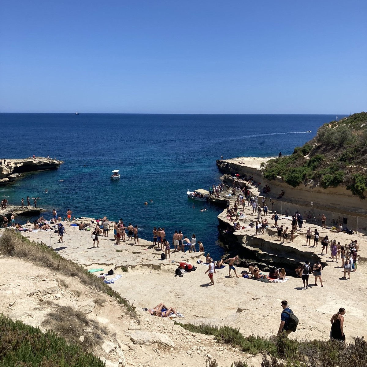 Eine beliebte Destination: St. Peter's Pool.
