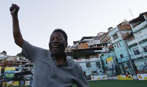 Magenprobleme bei Pelé.